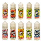 Bazooka Sour Straws & Thunder Tropical E liquid 100ml Shortfill